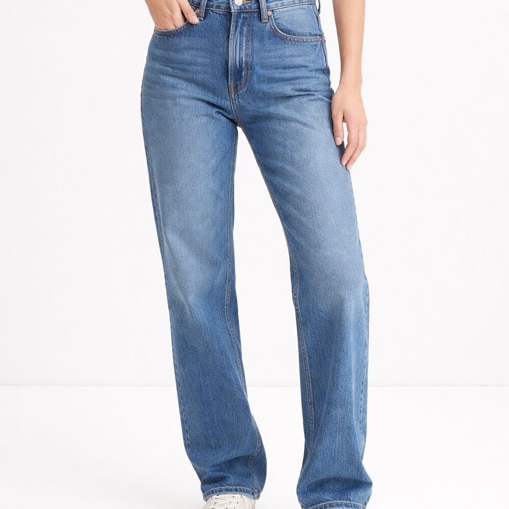 BDG Mid Wash Straight Leg Denim Jeans Vintage Inspired Everyday Blue Size 29
